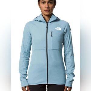The North Face Women's Powder Blue Hooded Zip Jacket